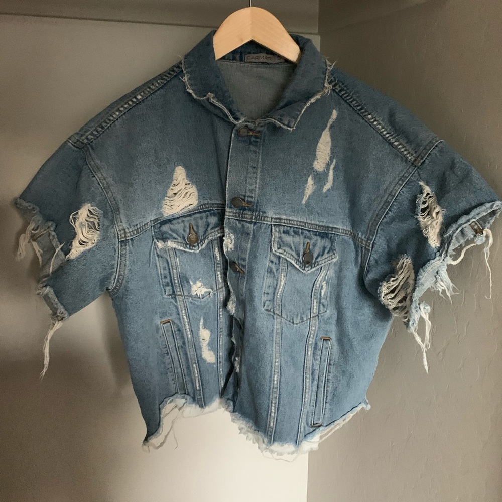 Carmar Denim Sleeveless Jean Jacket